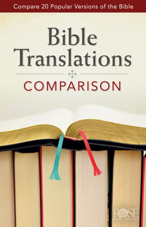 Bible Translations Comparison Pamphlet