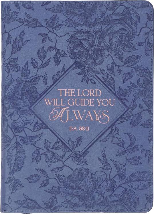 Lord Will Guide You Always Journal With Zipper Closure