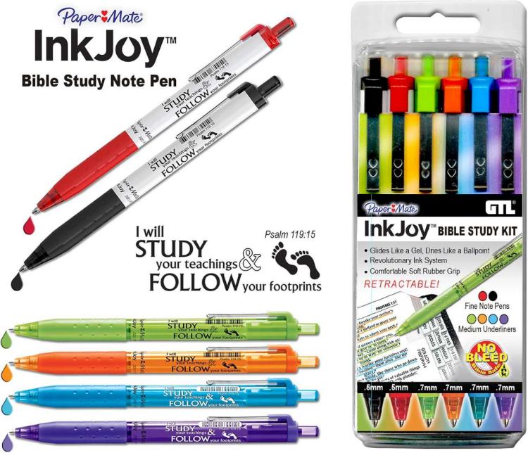 PaperMate InkJoy Bible Study Kit