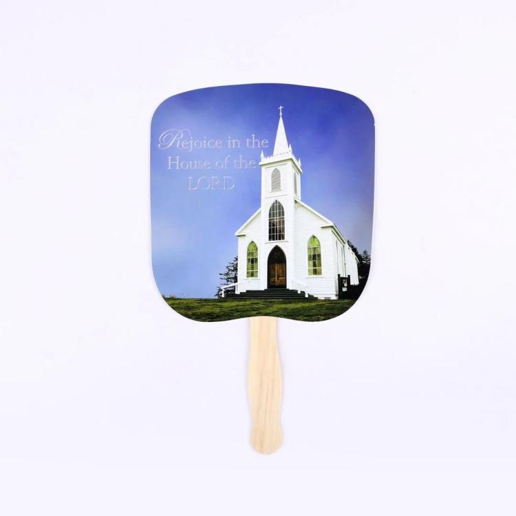 Hand Fan Rejoice In The House Of The Lord Pack Of 50