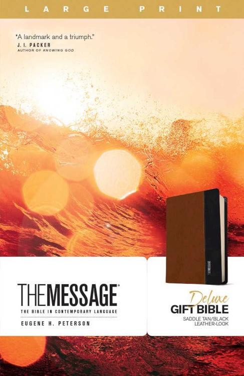 Message Deluxe Gift Bible Large Print