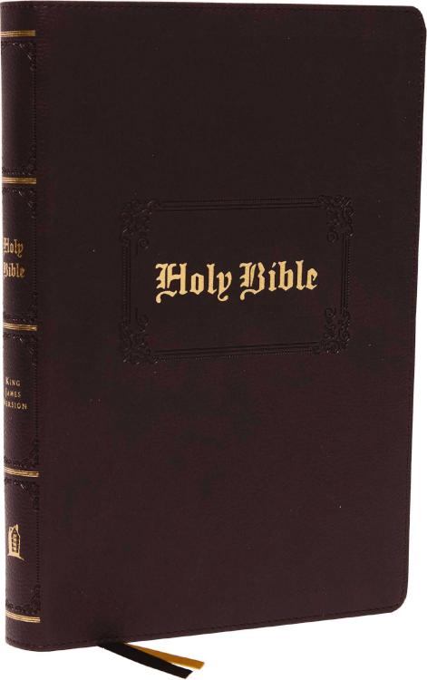 Large Print Center Column Reference Bible Comfort Print