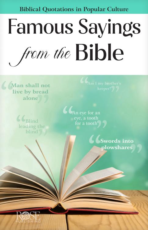 Famous Sayings From The Bible