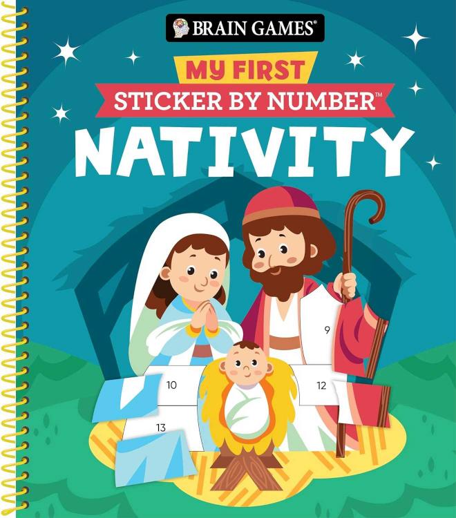 My First Sticker By Number Nativity